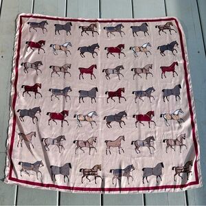 American Saddlebred Club | Mini Horses in Blankets Scarf Wrap | Size 27" x 27"